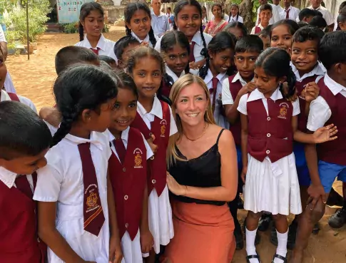 Clémentine est en stage chez Kappa Club au Sri Lanka 