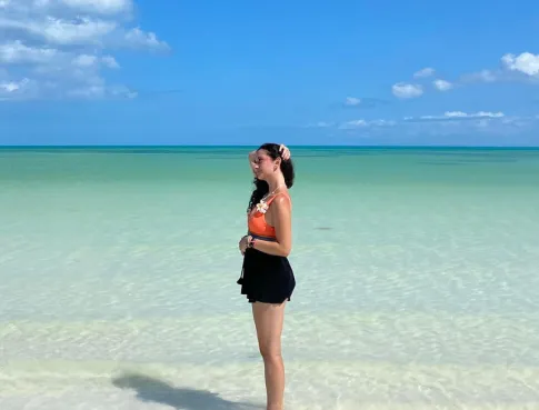 Jade en stage évènementiel à Playa del Carmen