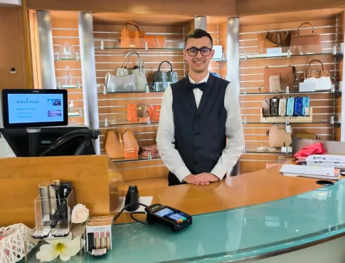 Alexis, étudiant Tunon Nancy, embarqué avec Brittany Ferries