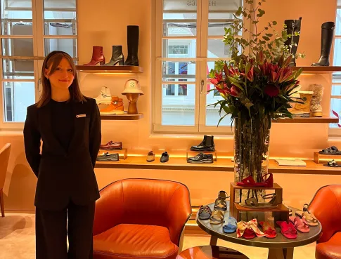 Pauline &eacute;tudiante &agrave; Tunon Nancy en stage chez Herm&egrave;s 