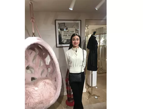 Anna en stage chez Louis Vuitton 