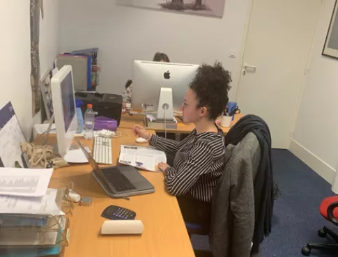 Manon en stage dans l'entreprise Be Noé 