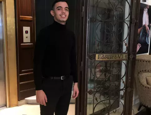 Rahiane en stage à l'Hôtel Edouard 7****