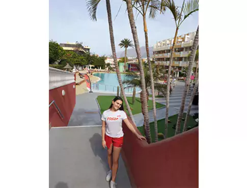 Elise en stage en Espagne 