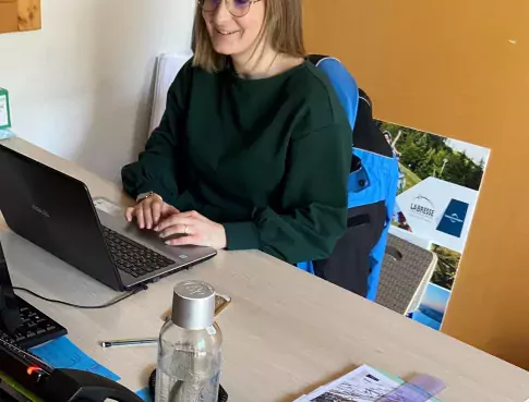 Victorine en stage à la Bresse