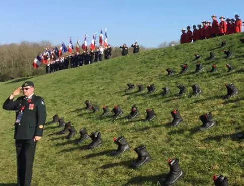 Commémoration du centenaire au Mémorial de Vimy